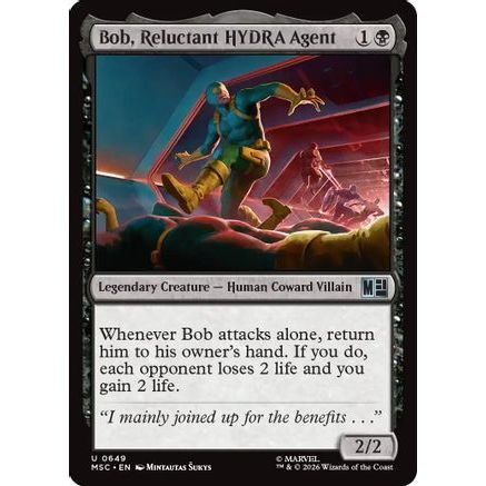 Bob, Reluctant HYDRA Agent (MSC-649) - Commander: Marvel Super Heroes