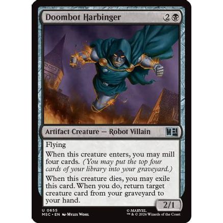 Doombot Harbinger (MSC-655) - Commander: Marvel Super Heroes Foil