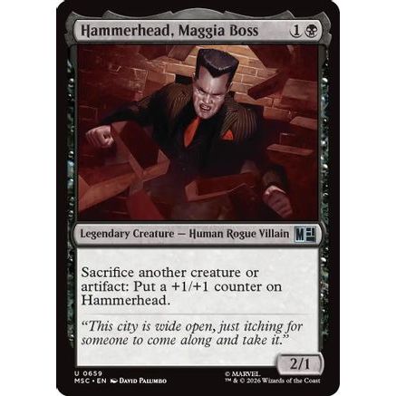 Hammerhead, Maggia Boss (MSC-659) - Commander: Marvel Super Heroes Foil