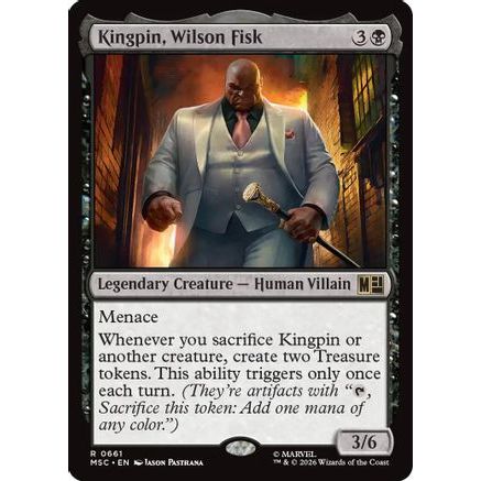 Kingpin, Wilson Fisk (MSC-661) - Commander: Marvel Super Heroes Foil