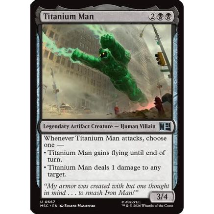 Titanium Man (MSC-667) - Commander: Marvel Super Heroes