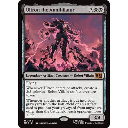 Ultron the Annihilator (MSC-668) - Commander: Marvel Super Heroes