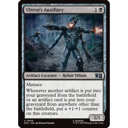Ultron's Auxiliary (MSC-669) - Commander: Marvel Super Heroes