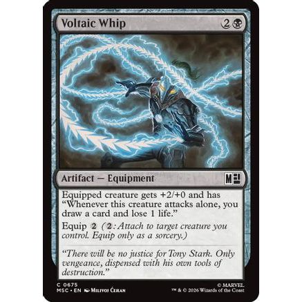Voltaic Whip (MSC-675) - Commander: Marvel Super Heroes