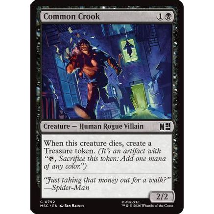 Common Crook (MSC-792) - Commander: Marvel Super Heroes Foil