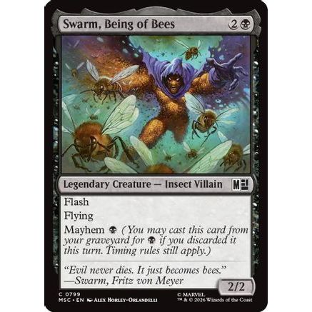Swarm, Being of Bees (MSC-799) - Commander: Marvel Super Heroes Foil