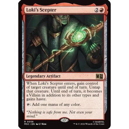 Loki's Scepter (MSC-056) - Commander: Marvel Super Heroes Foil