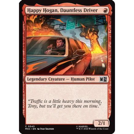Happy Hogan, Dauntless Driver (0545) (MSC-545) - Commander: Marvel Super Heroes
