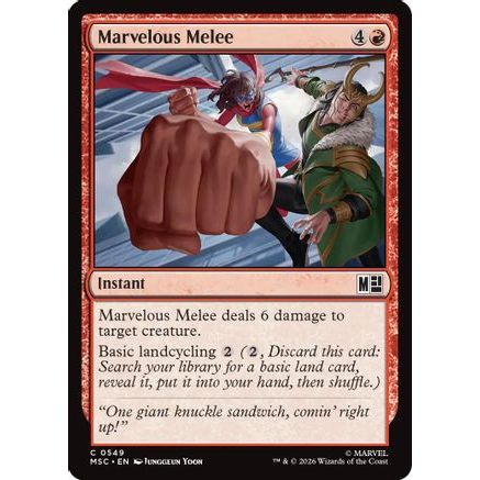Marvelous Melee (MSC-549) - Commander: Marvel Super Heroes