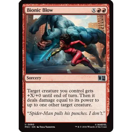 Bionic Blow (MSC-680) - Commander: Marvel Super Heroes