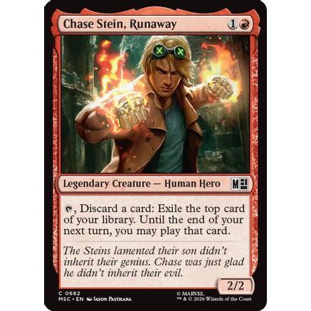 Chase Stein, Runaway (MSC-682) - Commander: Marvel Super Heroes Foil