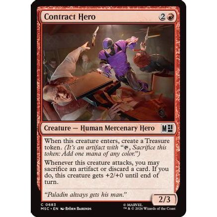 Contract Hero (MSC-683) - Commander: Marvel Super Heroes Foil