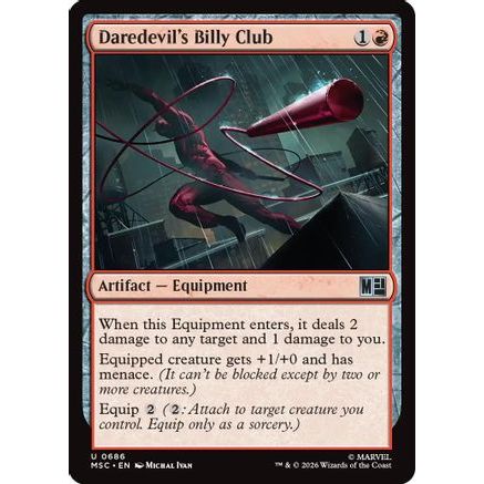 Daredevil's Billy Club (MSC-686) - Commander: Marvel Super Heroes