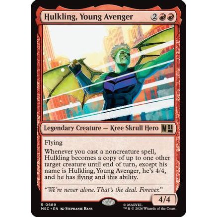Hulkling, Young Avenger (MSC-689) - Commander: Marvel Super Heroes Foil