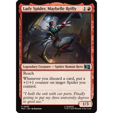 Lady Spider, Maybelle Reilly (MSC-695) - Commander: Marvel Super Heroes Foil
