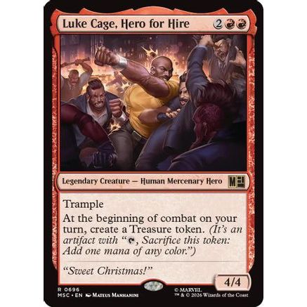 Luke Cage, Hero for Hire (MSC-696) - Commander: Marvel Super Heroes Foil