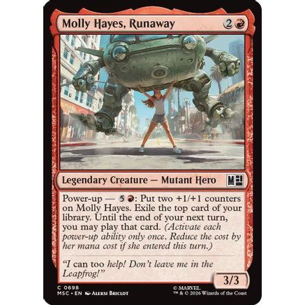 Molly Hayes, Runaway (MSC-698) - Commander: Marvel Super Heroes Foil