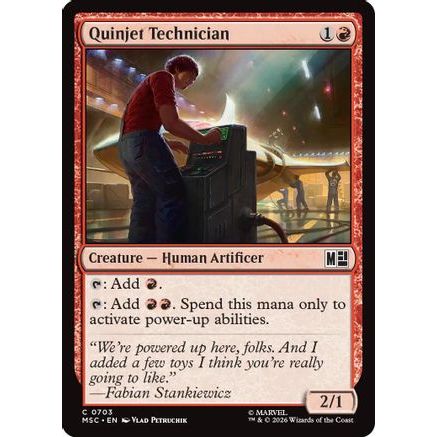 Quinjet Technician (MSC-703) - Commander: Marvel Super Heroes