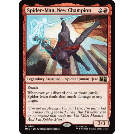 Spider-Man, New Champion (MSC-705) - Commander: Marvel Super Heroes Foil