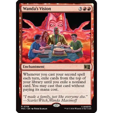 Wanda's Vision (MSC-708) - Commander: Marvel Super Heroes Foil