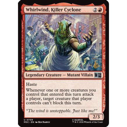 Whirlwind, Killer Cyclone (MSC-709) - Commander: Marvel Super Heroes