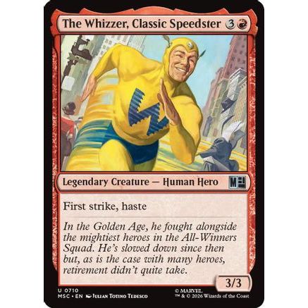 The Whizzer, Classic Speedster (MSC-710) - Commander: Marvel Super Heroes