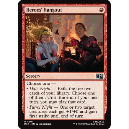 Heroes' Hangout (MSC-804) - Commander: Marvel Super Heroes
