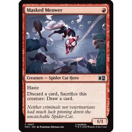 Masked Meower (MSC-807) - Commander: Marvel Super Heroes Foil