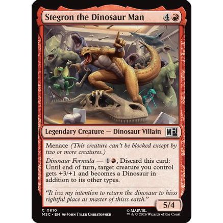Stegron the Dinosaur Man (MSC-810) - Commander: Marvel Super Heroes
