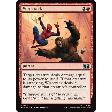 Wisecrack (MSC-813) - Commander: Marvel Super Heroes Foil