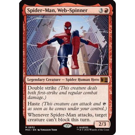 Spider-Man, Web-Spinner (MSC-832) - Commander: Marvel Super Heroes Foil