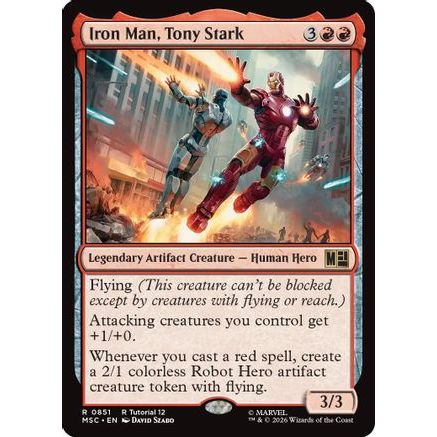 Iron Man, Tony Stark (MSC-851) - Commander: Marvel Super Heroes