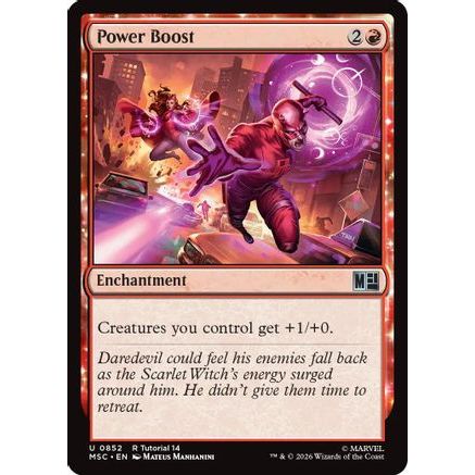 Power Boost (MSC-852) - Commander: Marvel Super Heroes