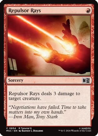 Repulsor Rays (MSC-854) - Commander: Marvel Super Heroes