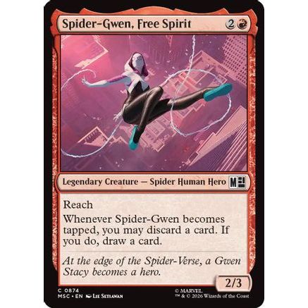 Spider-Gwen, Free Spirit (MSC-874) - Commander: Marvel Super Heroes