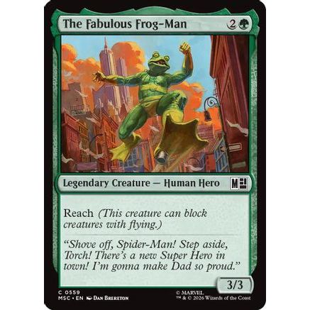 The Fabulous Frog-Man (MSC-559) - Commander: Marvel Super Heroes