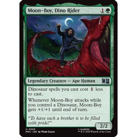 Moon-Boy, Dino Rider (MSC-563) - Commander: Marvel Super Heroes
