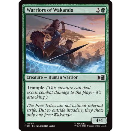 Warriors of Wakanda (MSC-565) - Commander: Marvel Super Heroes Foil