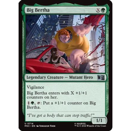 Big Bertha (MSC-714) - Commander: Marvel Super Heroes Foil