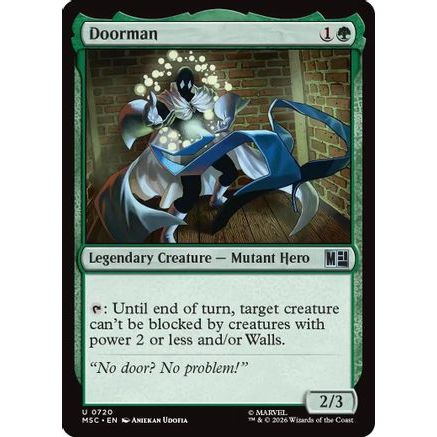 Doorman (MSC-720) - Commander: Marvel Super Heroes Foil