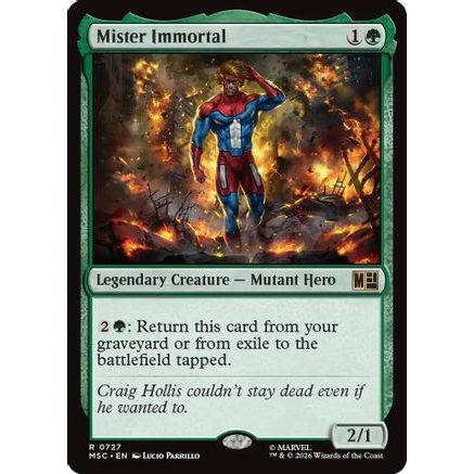 Mister Immortal (MSC-727) - Commander: Marvel Super Heroes