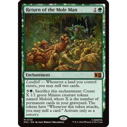 Return of the Mole Man (MSC-729) - Commander: Marvel Super Heroes