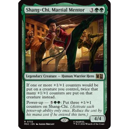 Shang-Chi, Martial Mentor (MSC-732) - Commander: Marvel Super Heroes
