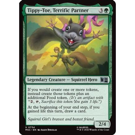Tippy-Toe, Terrific Partner (MSC-734) - Commander: Marvel Super Heroes Foil