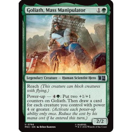 Goliath, Mass Manipulator (MSC-766) - Commander: Marvel Super Heroes