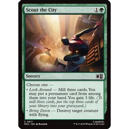 Scout the City (MSC-817) - Commander: Marvel Super Heroes