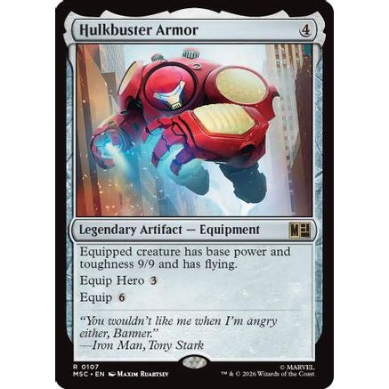 Hulkbuster Armor (MSC-107) - Commander: Marvel Super Heroes