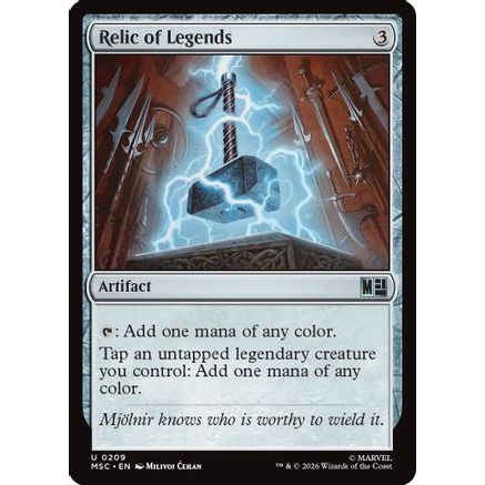 Relic of Legends (MSC-209) - Commander: Marvel Super Heroes
