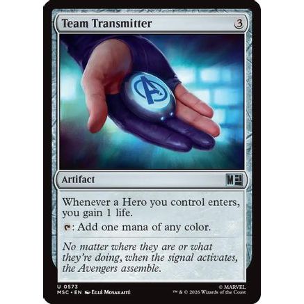 Team Transmitter (MSC-573) - Commander: Marvel Super Heroes