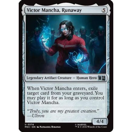 Victor Mancha, Runaway (MSC-574) - Commander: Marvel Super Heroes